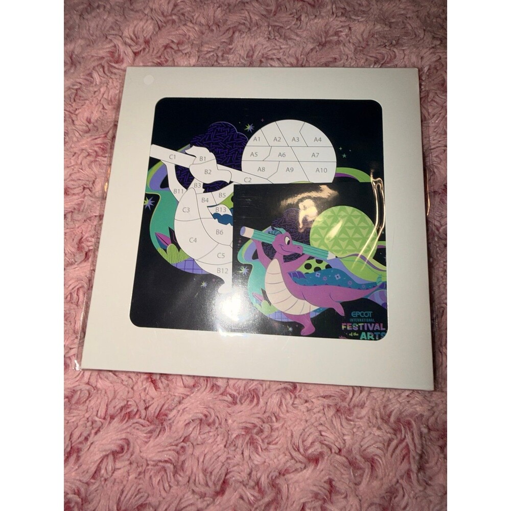 EPCOT Festival of the Arts Figment Paint-by-Number Mural Postcard Print